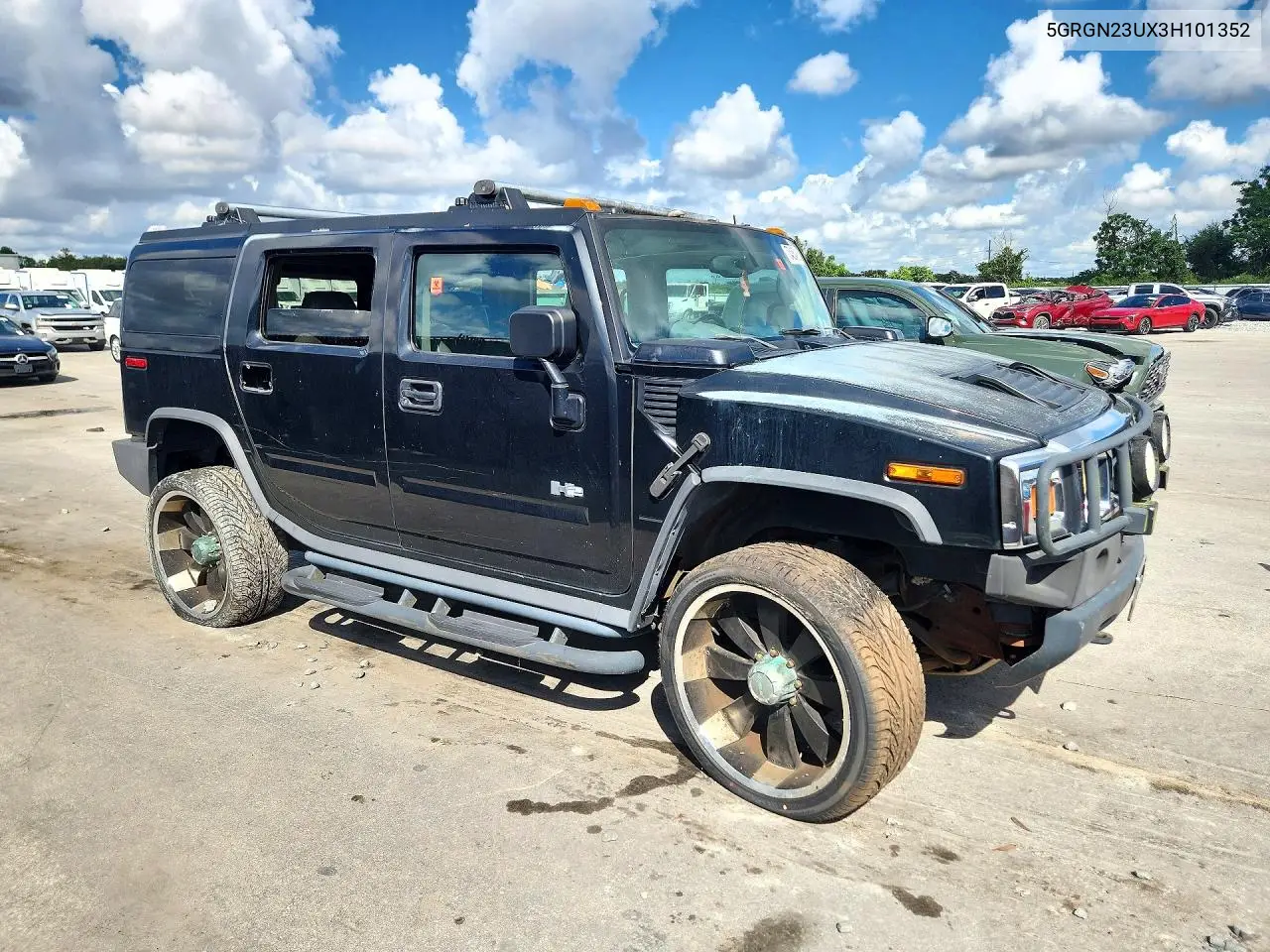 2003 HUMMER H2 VIN 5GRGN23UX3H101352 — фото 4