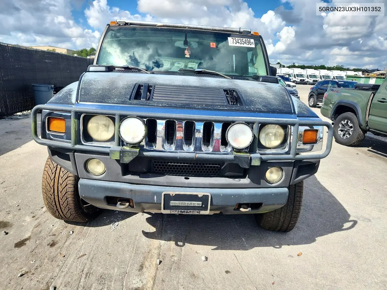 2003 HUMMER H2 VIN 5GRGN23UX3H101352 — фото 5