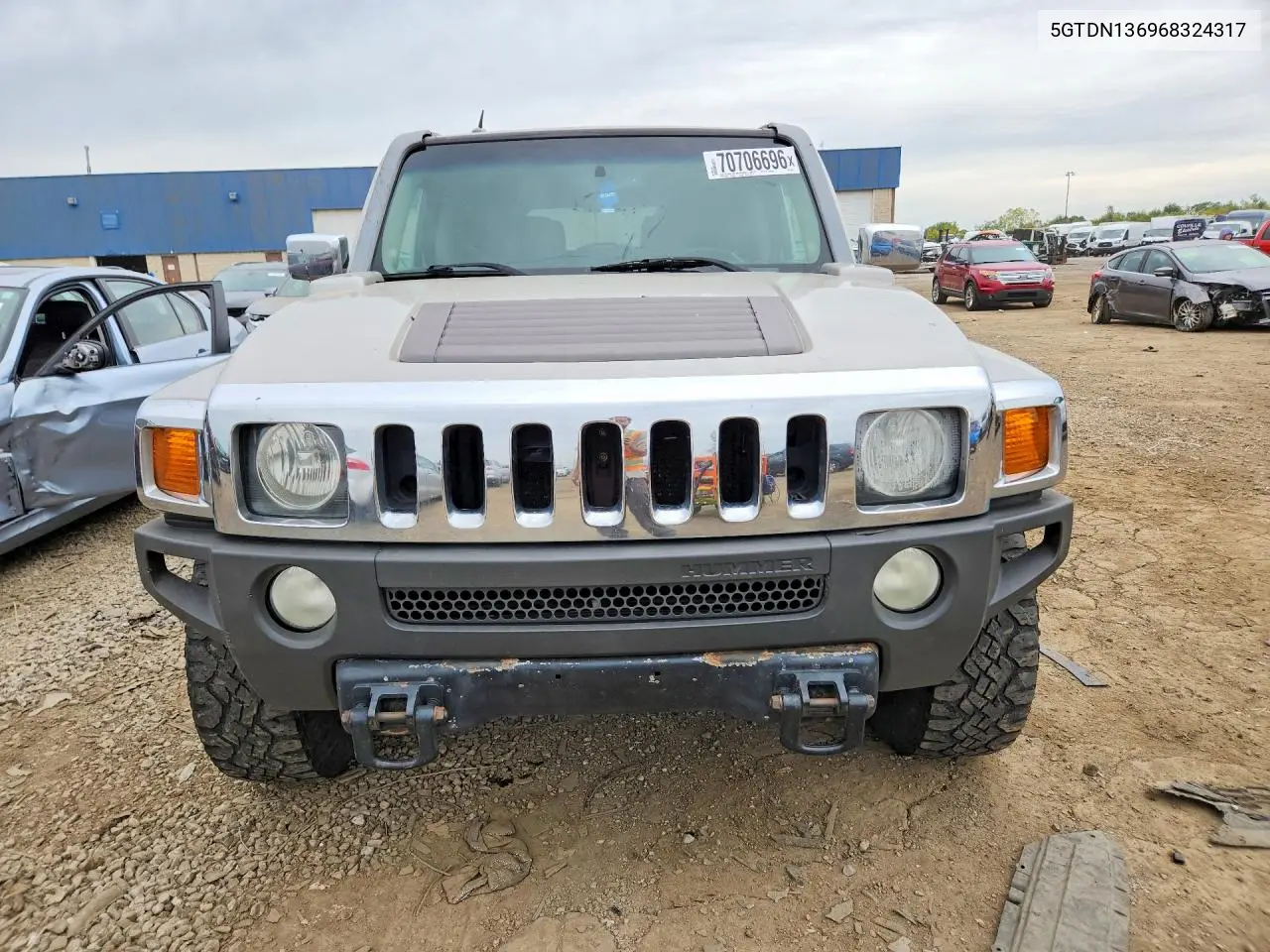 2006 HUMMER H3 VIN 5GTDN136968324317 — фото 5