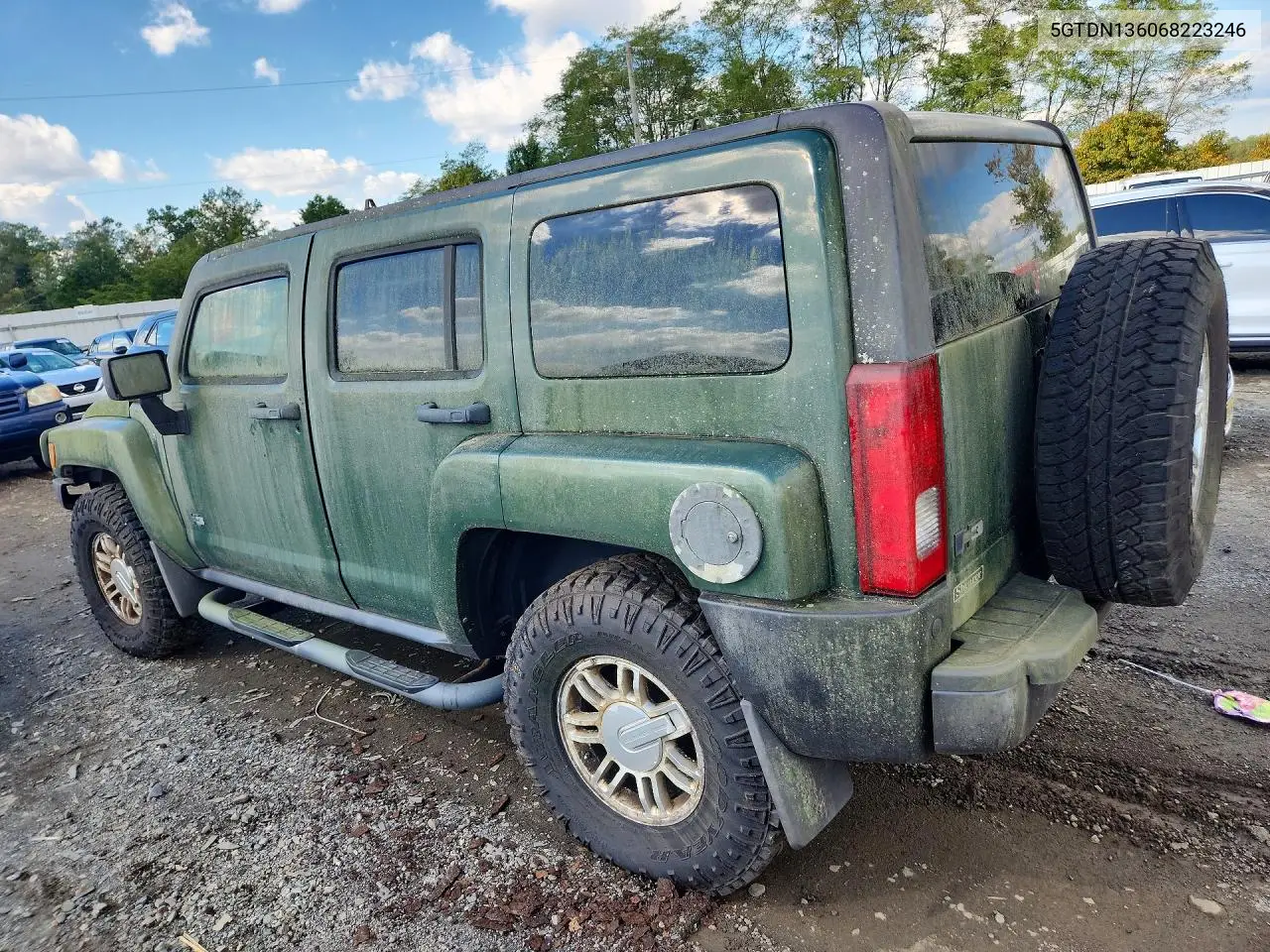 2006 HUMMER H3 VIN 5GTDN136068223246 — фото 2