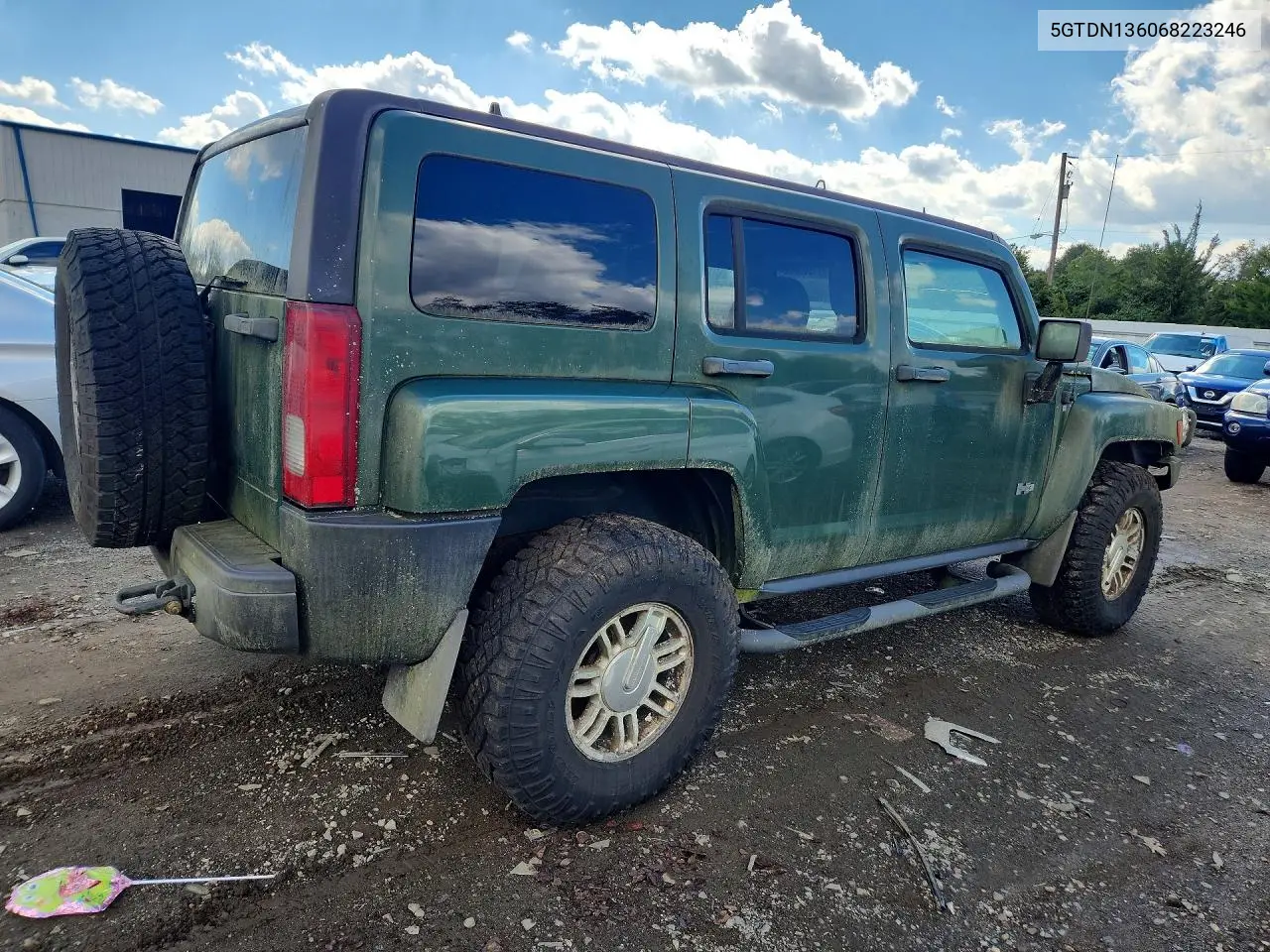 2006 HUMMER H3 VIN 5GTDN136068223246 — фото 3