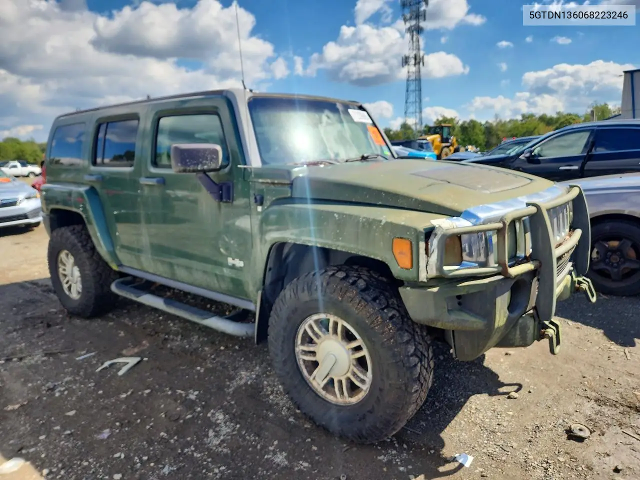 2006 HUMMER H3 VIN 5GTDN136068223246 — фото 4