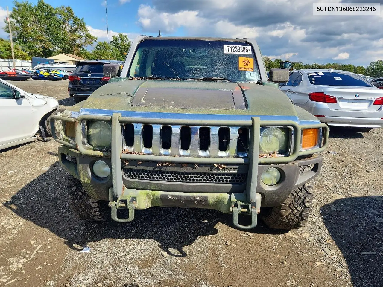 2006 HUMMER H3 VIN 5GTDN136068223246 — фото 5