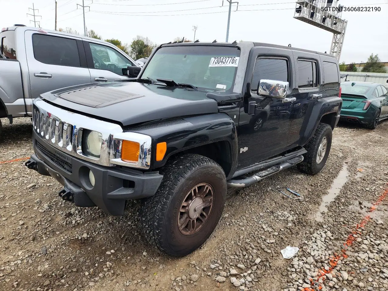 HUMMER H3 2006, VIN 5GTDN136068232190
