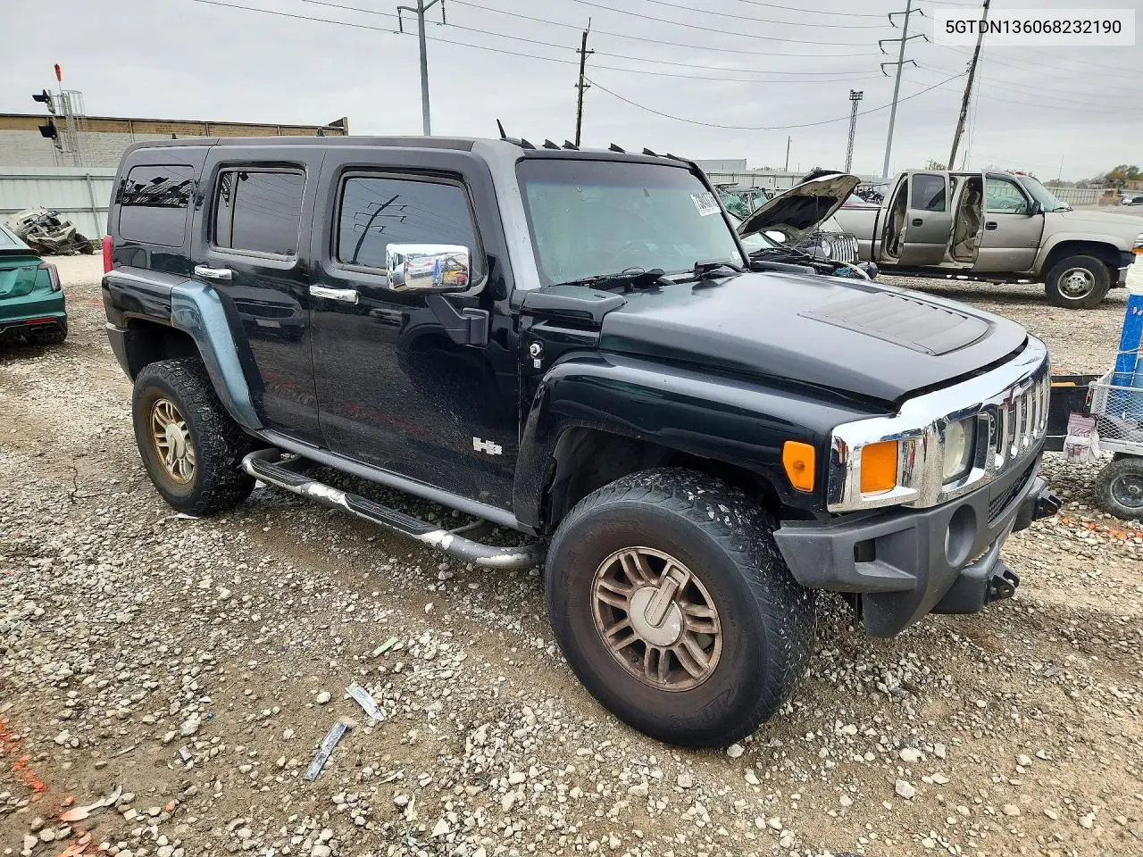 2006 HUMMER H3 VIN 5GTDN136068232190 — фото 4