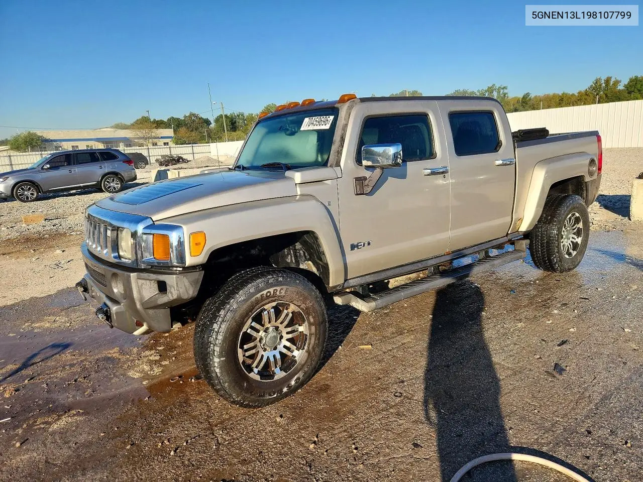 HUMMER H3 2009, VIN 5GNEN13L198107799