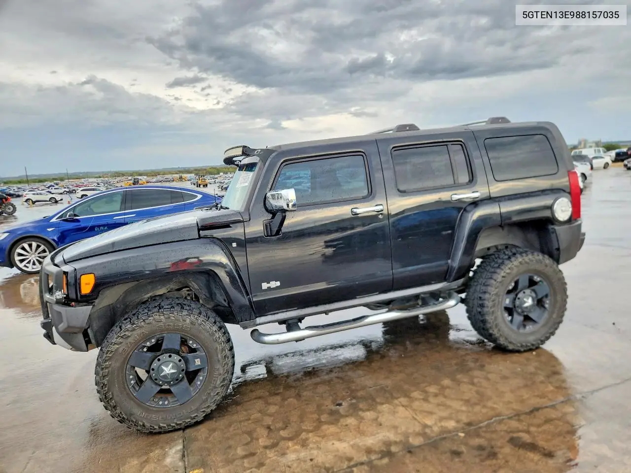 HUMMER H3 2008, VIN 5GTEN13E988157035