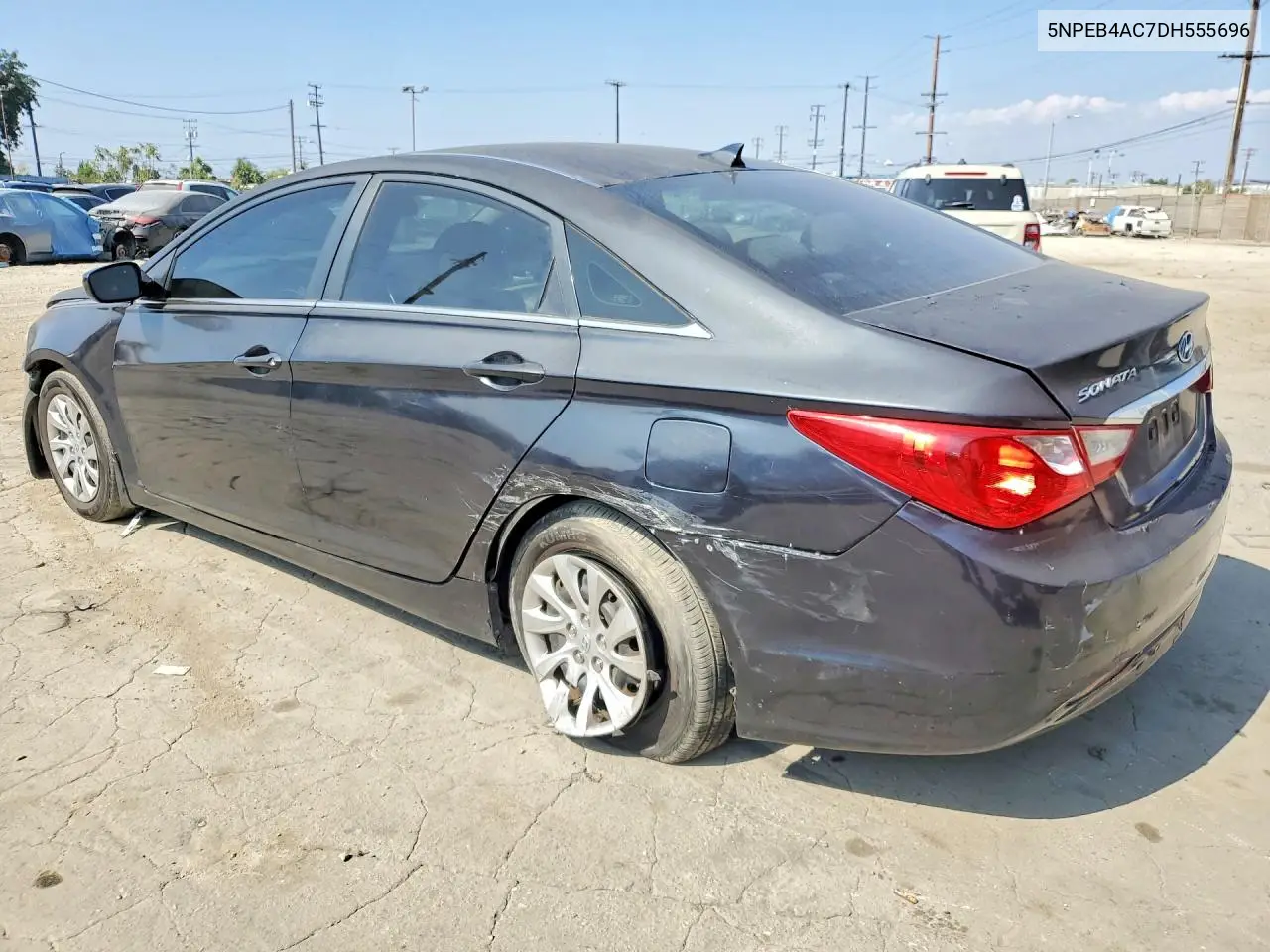 2013 HYUNDAI SONATA VIN 5NPEB4AC7DH555696 — фото 2
