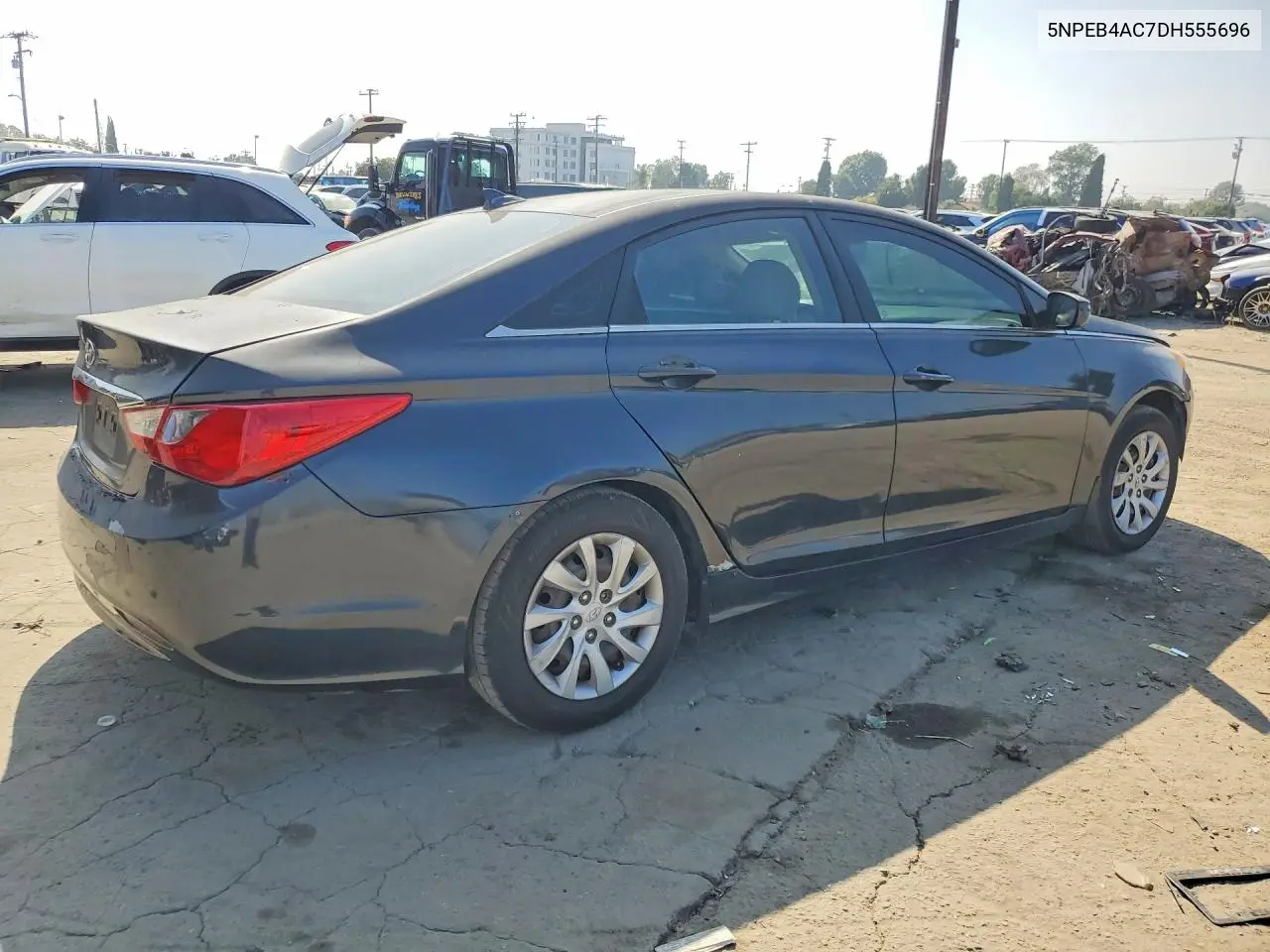 2013 HYUNDAI SONATA VIN 5NPEB4AC7DH555696 — фото 3