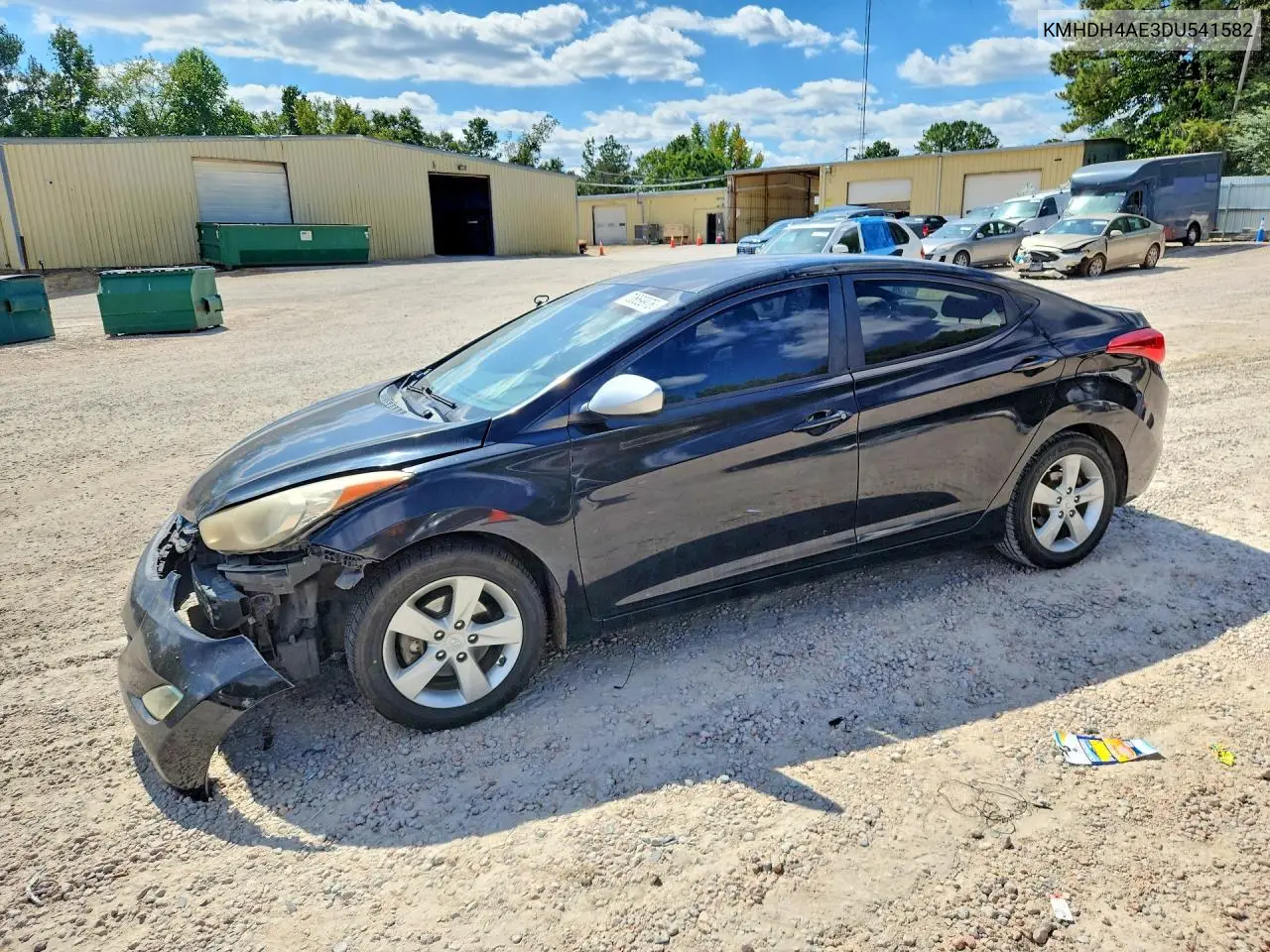 HYUNDAI ELANTRA 2013, VIN KMHDH4AE3DU541582
