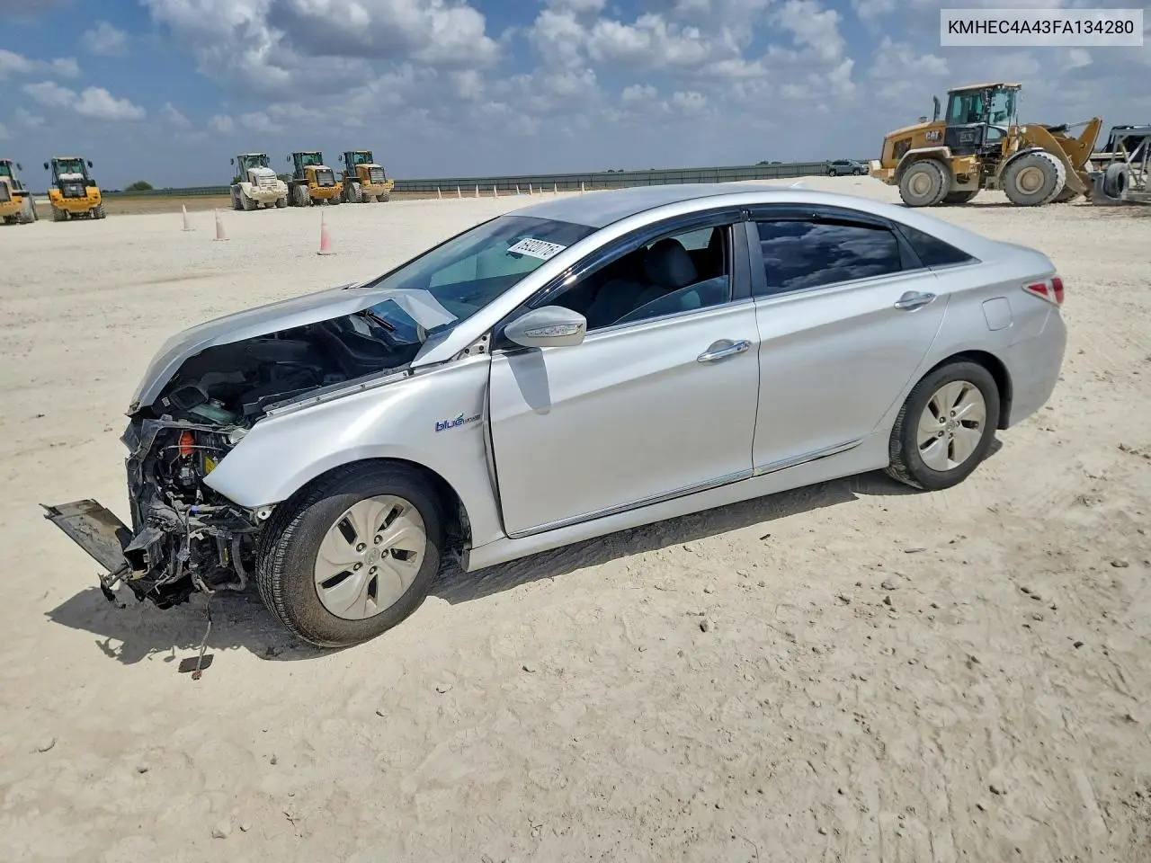 HYUNDAI SONATA 2015, VIN KMHEC4A43FA134280