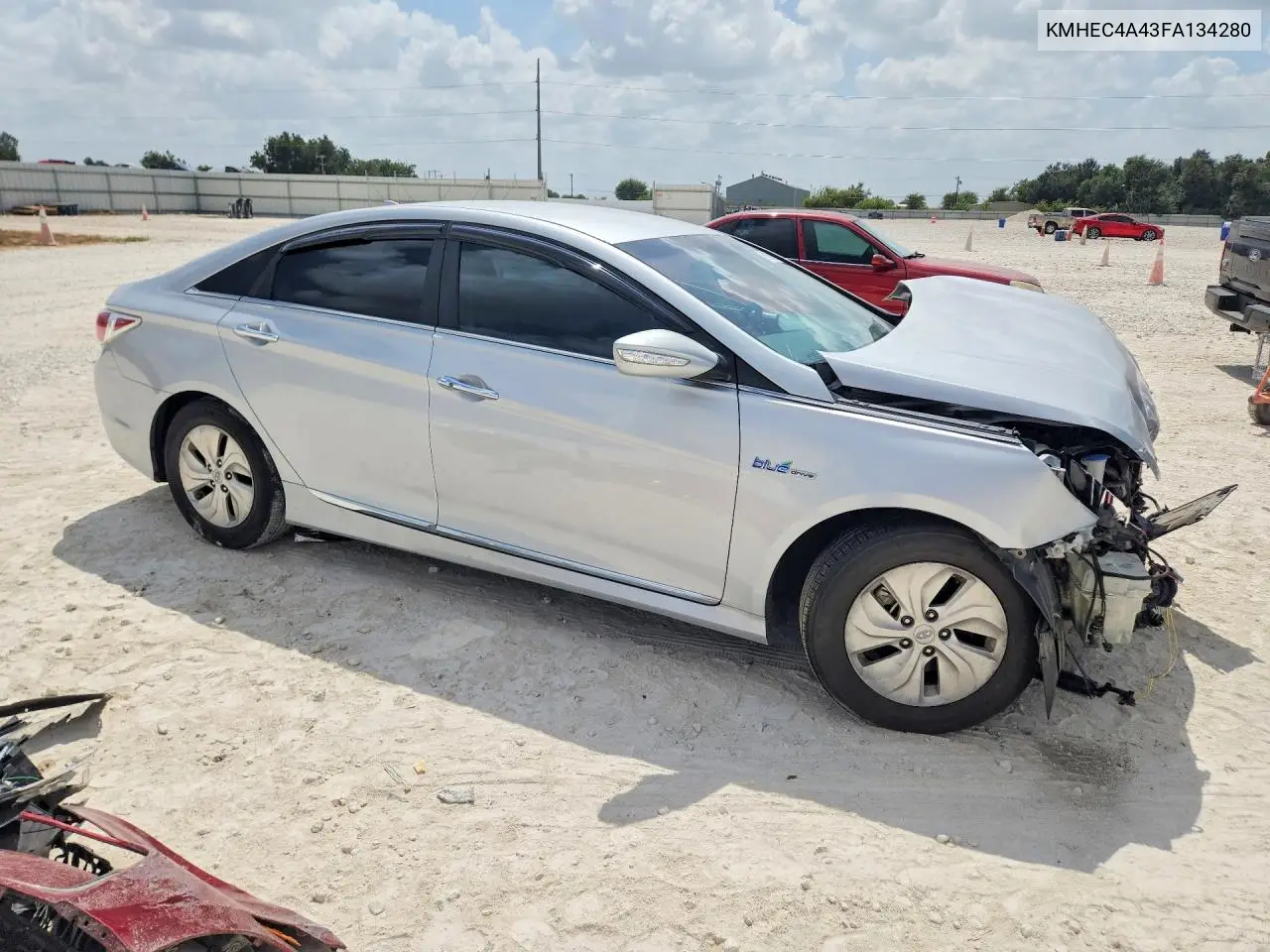 2015 HYUNDAI SONATA VIN KMHEC4A43FA134280 — фото 4