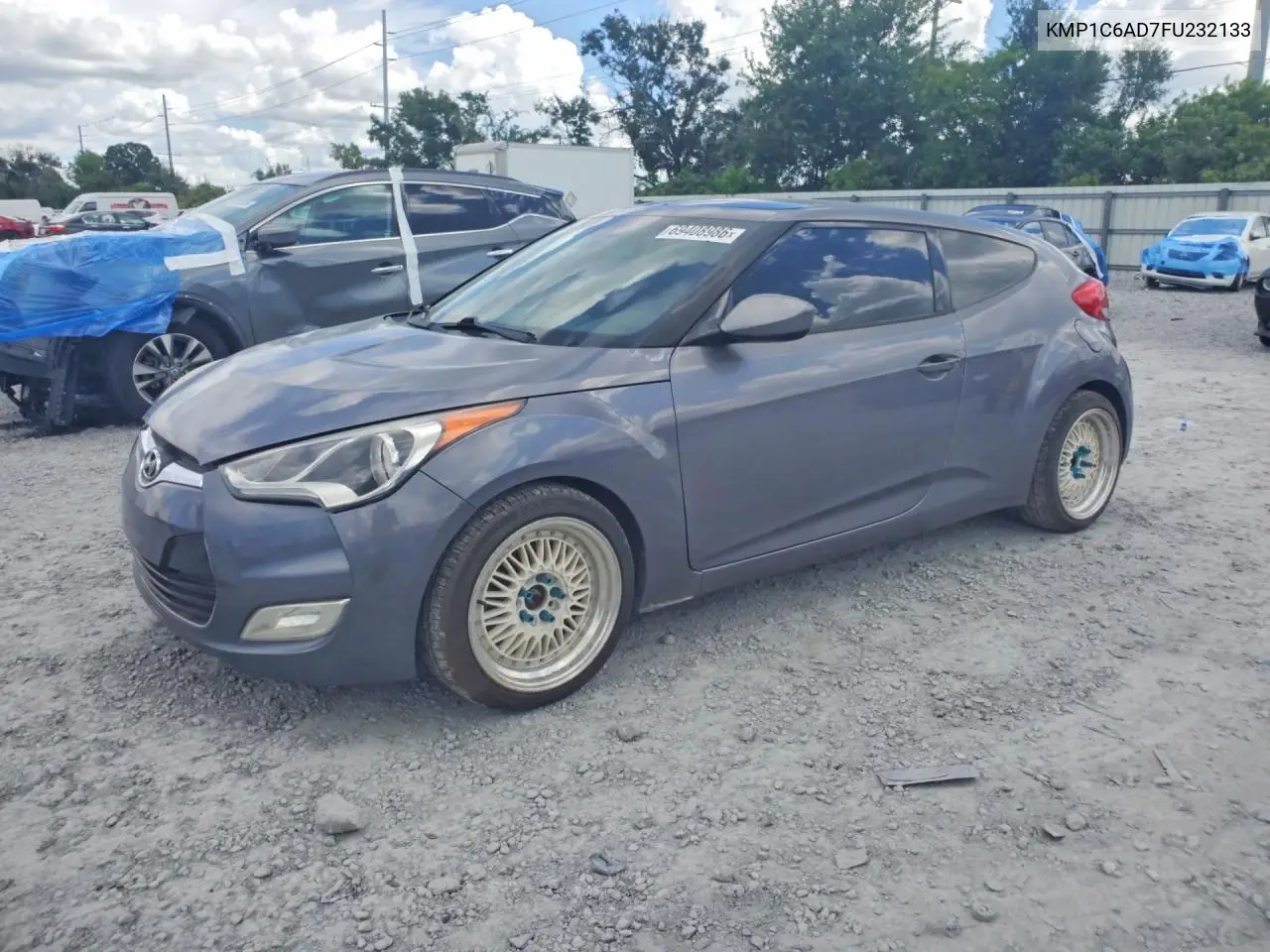 HYUNDAI VELOSTER 2015, VIN KMHTC6AD7FU232133