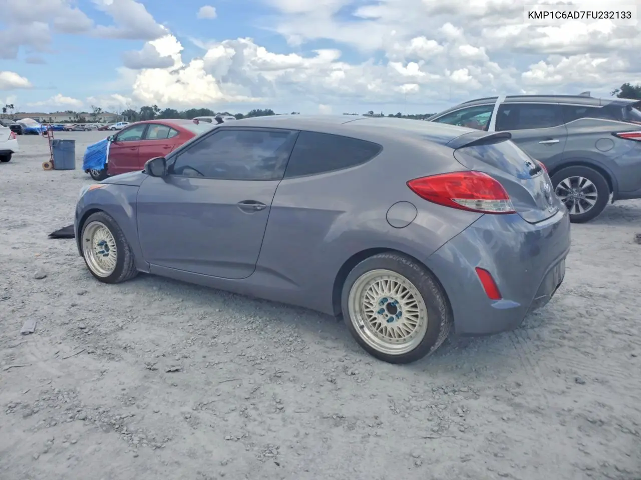 2015 HYUNDAI VELOSTER VIN KMHTC6AD7FU232133 — фото 2