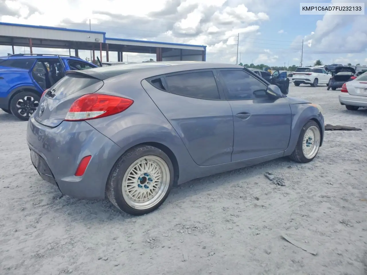 2015 HYUNDAI VELOSTER VIN KMHTC6AD7FU232133 — фото 3