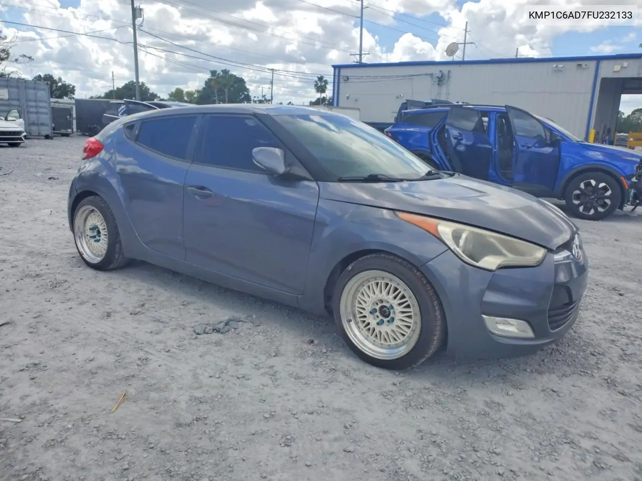 2015 HYUNDAI VELOSTER VIN KMHTC6AD7FU232133 — фото 4