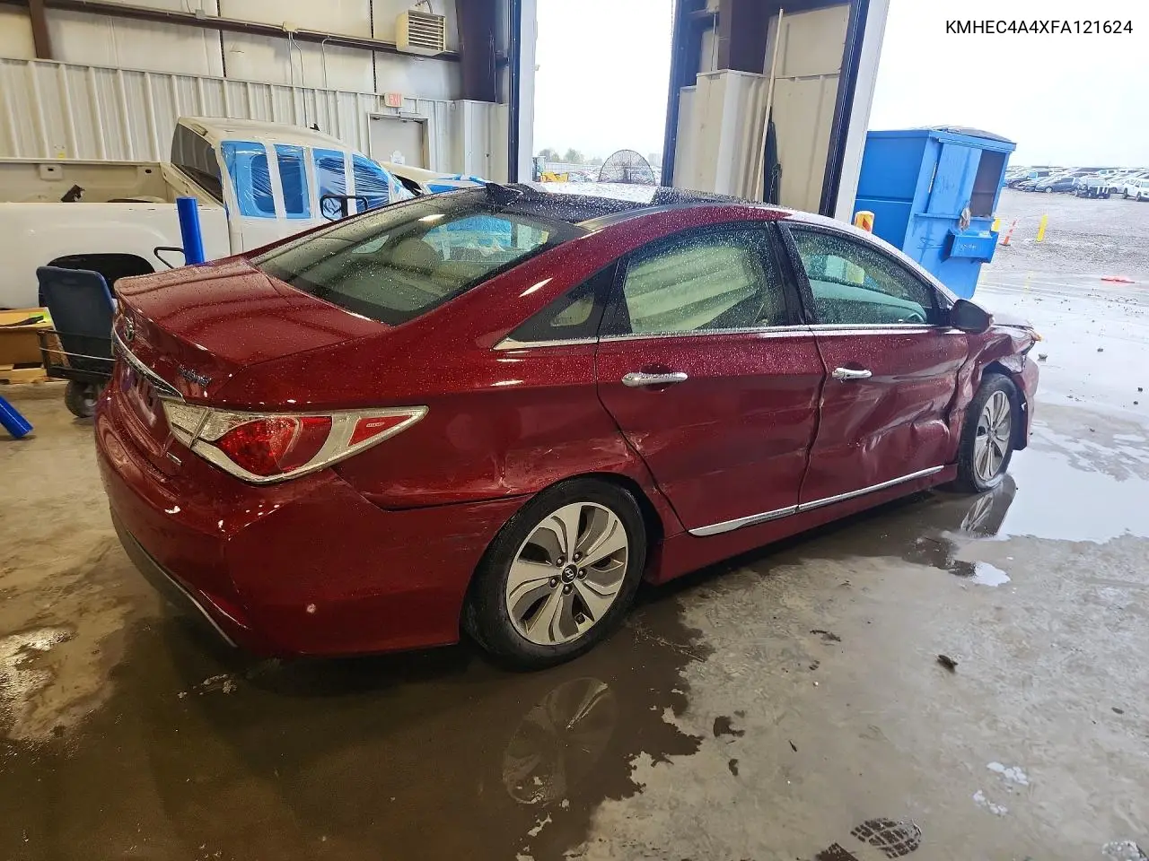 2015 HYUNDAI SONATA VIN KMHEC4A4XFA121624 — фото 3