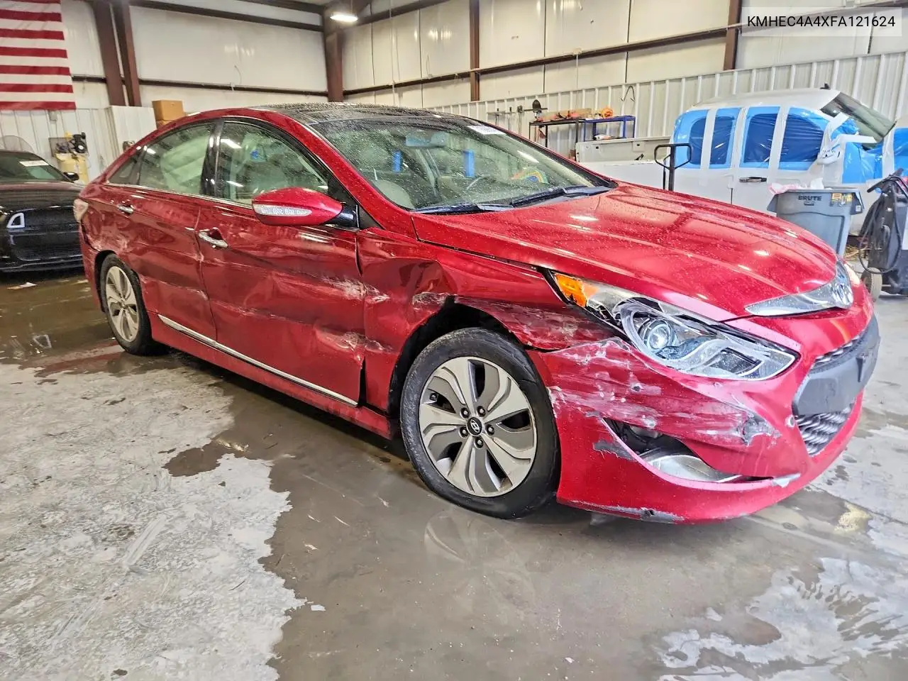2015 HYUNDAI SONATA VIN KMHEC4A4XFA121624 — фото 4