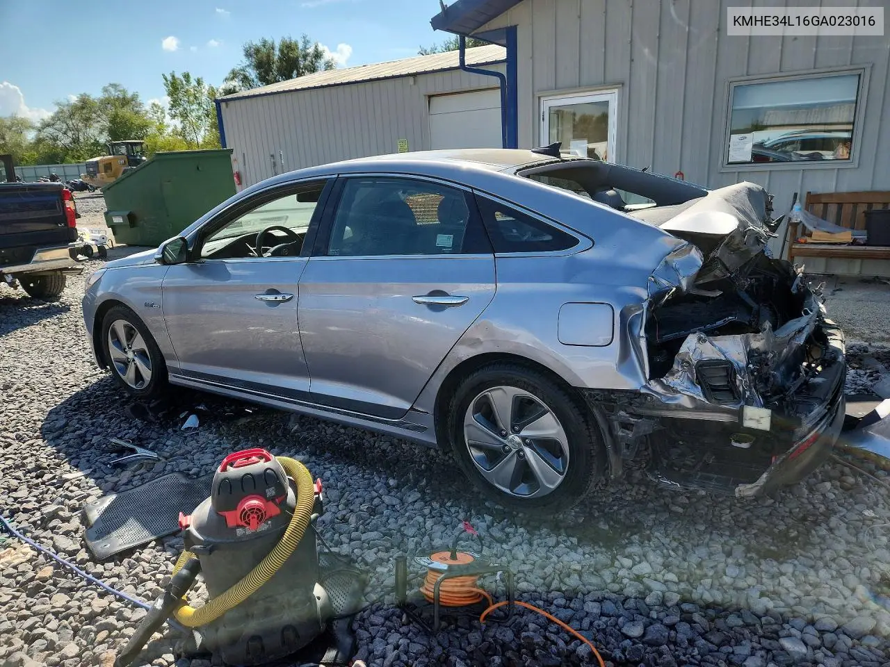 2016 HYUNDAI SONATA VIN KMHE34L16GA023016 — фото 2