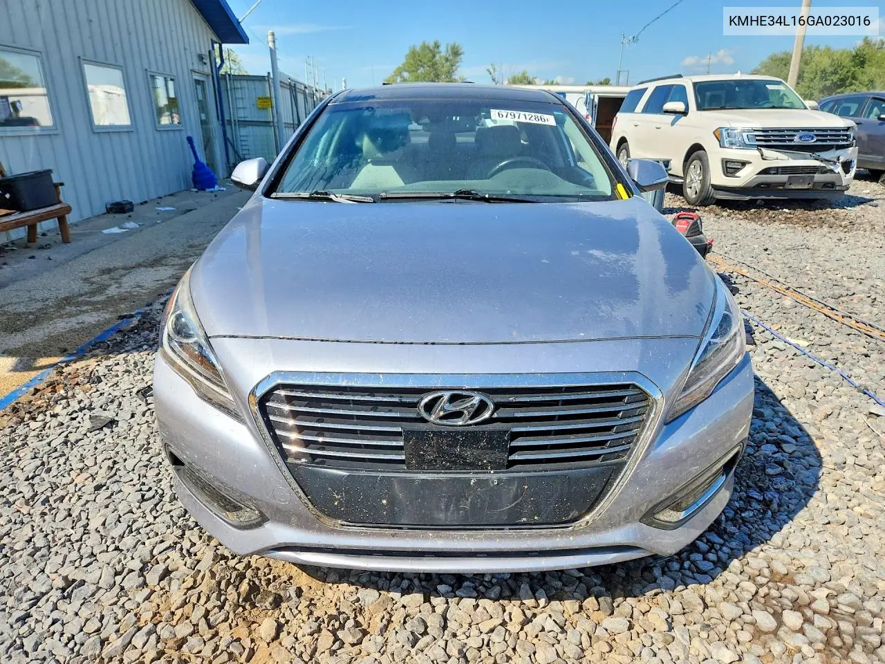 2016 HYUNDAI SONATA VIN KMHE34L16GA023016 — фото 5