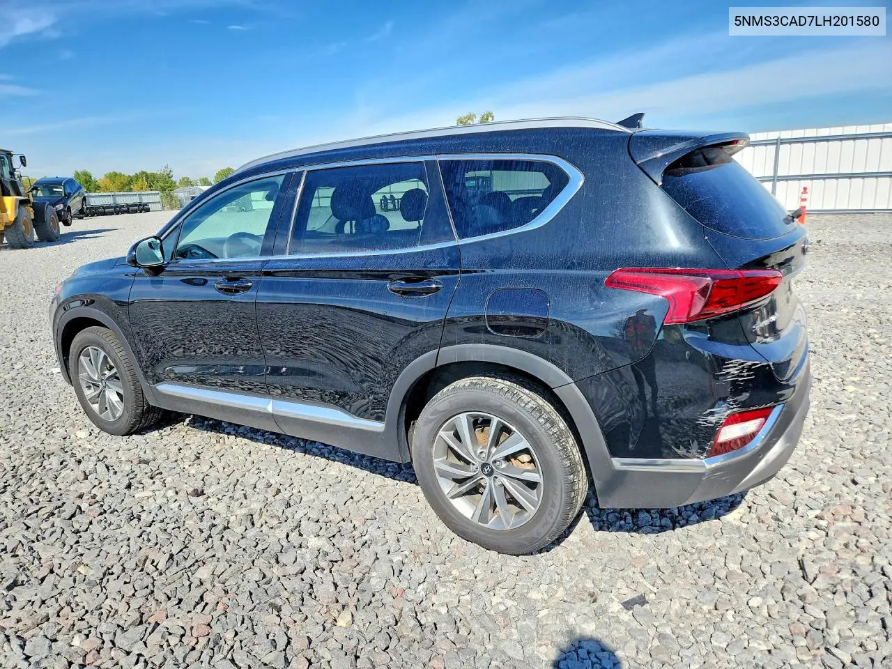 2020 HYUNDAI SANTA FE VIN 5NMS3CAD7LH201580 — фото 2