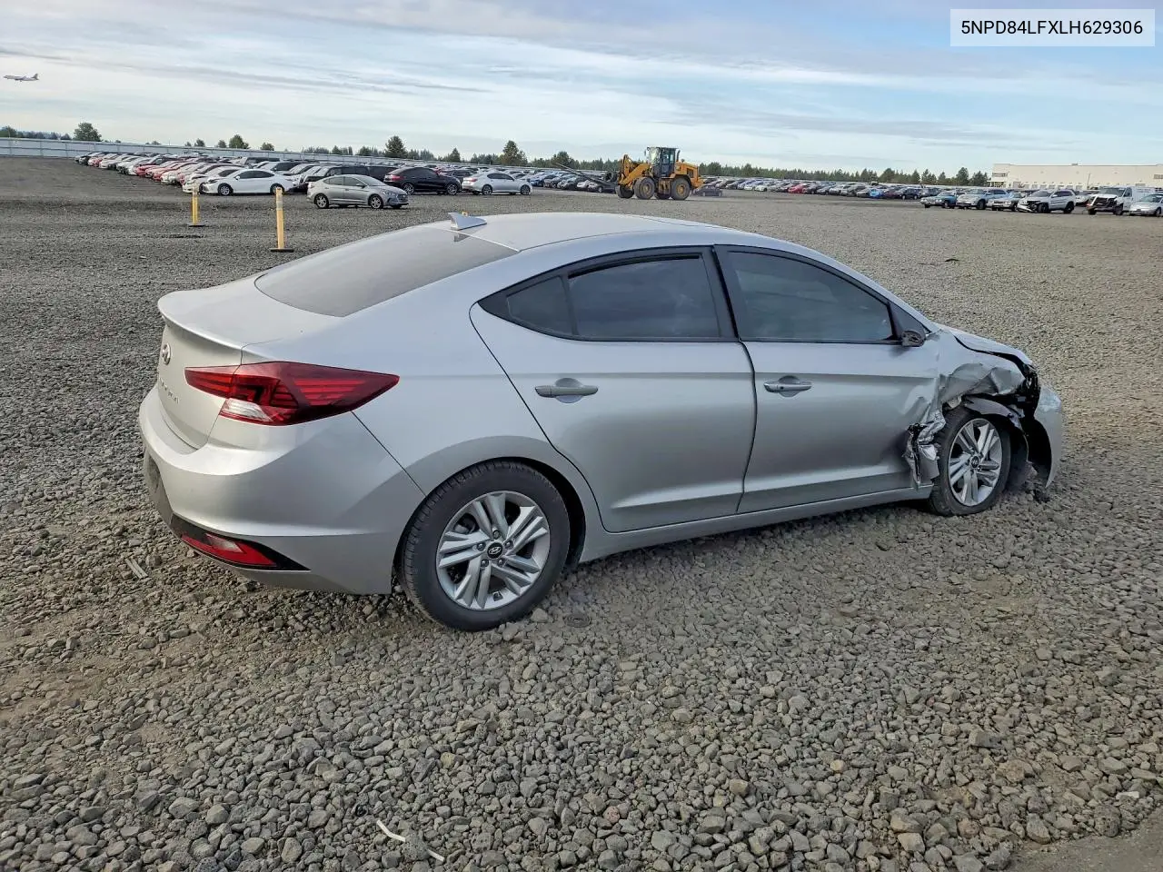 2020 HYUNDAI ELANTRA VIN 5NPD84LFXLH629306 — фото 2