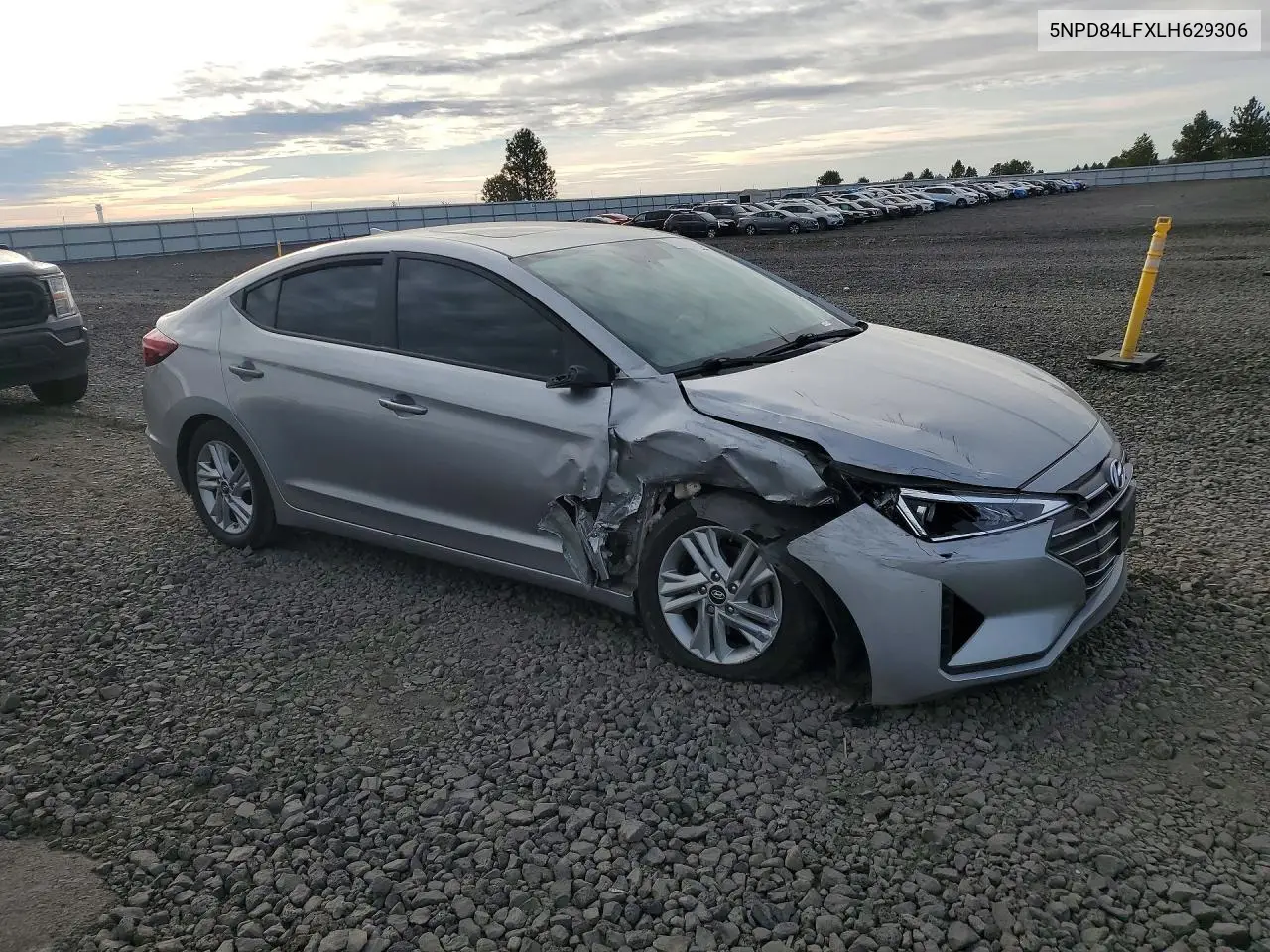 2020 HYUNDAI ELANTRA VIN 5NPD84LFXLH629306 — фото 4