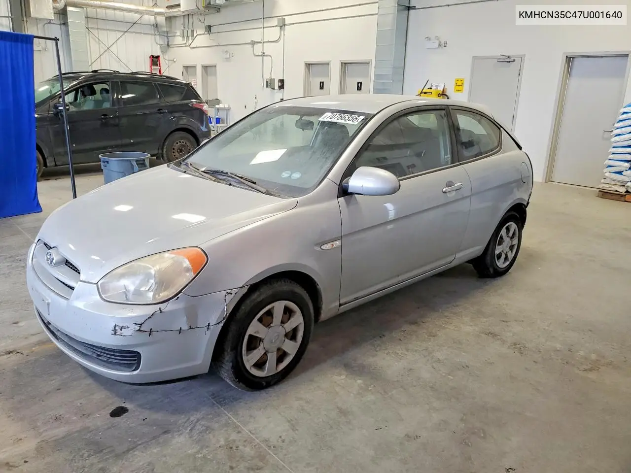 HYUNDAI ACCENT 2007, VIN KMHCN35C47U001640