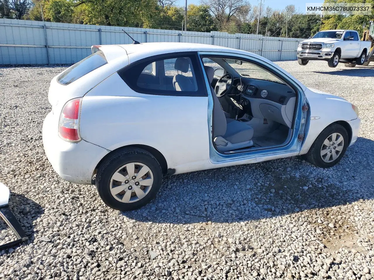 2008 HYUNDAI ACCENT VIN KMHCM36C78U057350 — фото 3