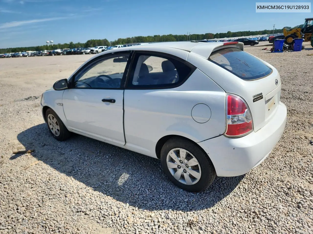 2009 HYUNDAI ACCENT VIN KMHCM36C19U128933 — фото 2