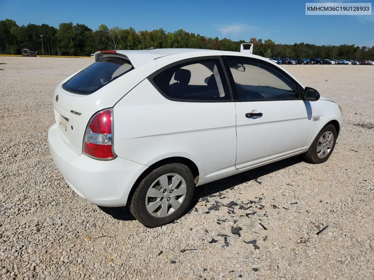 2009 HYUNDAI ACCENT VIN KMHCM36C19U128933 — фото 3