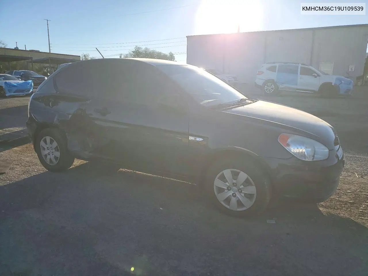 2009 HYUNDAI ACCENT VIN KMHCM36C19U109539 — фото 4