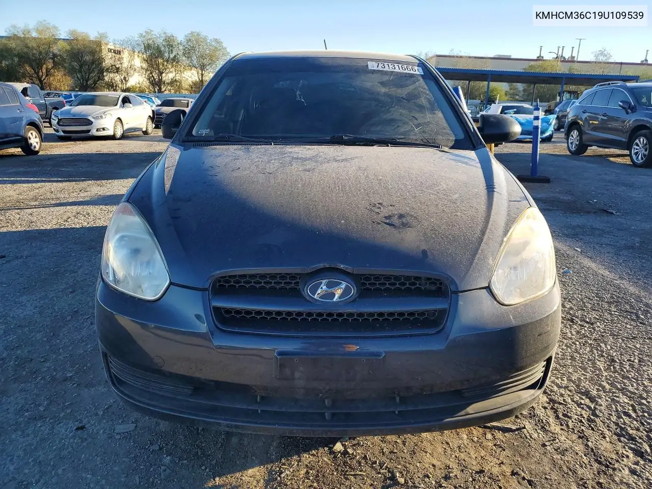 2009 HYUNDAI ACCENT VIN KMHCM36C19U109539 — фото 5