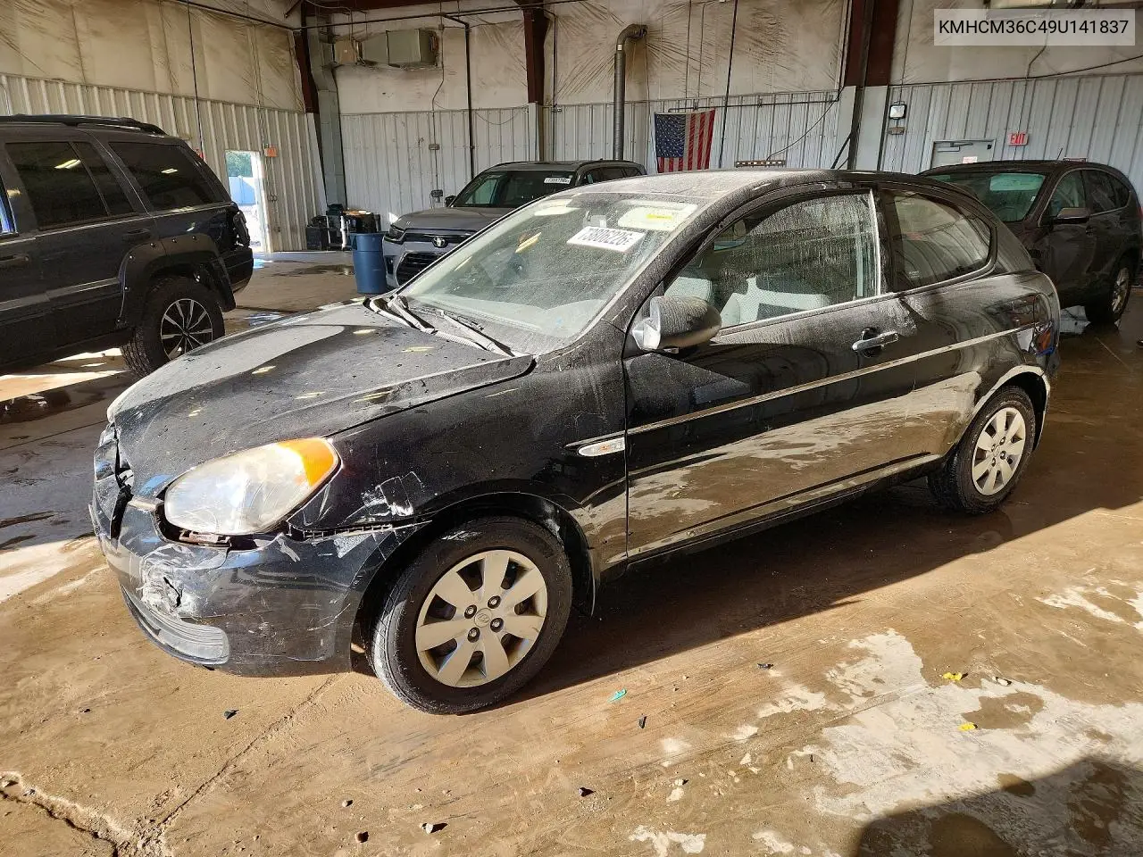HYUNDAI ACCENT 2009, VIN KMHCM36C49U141837