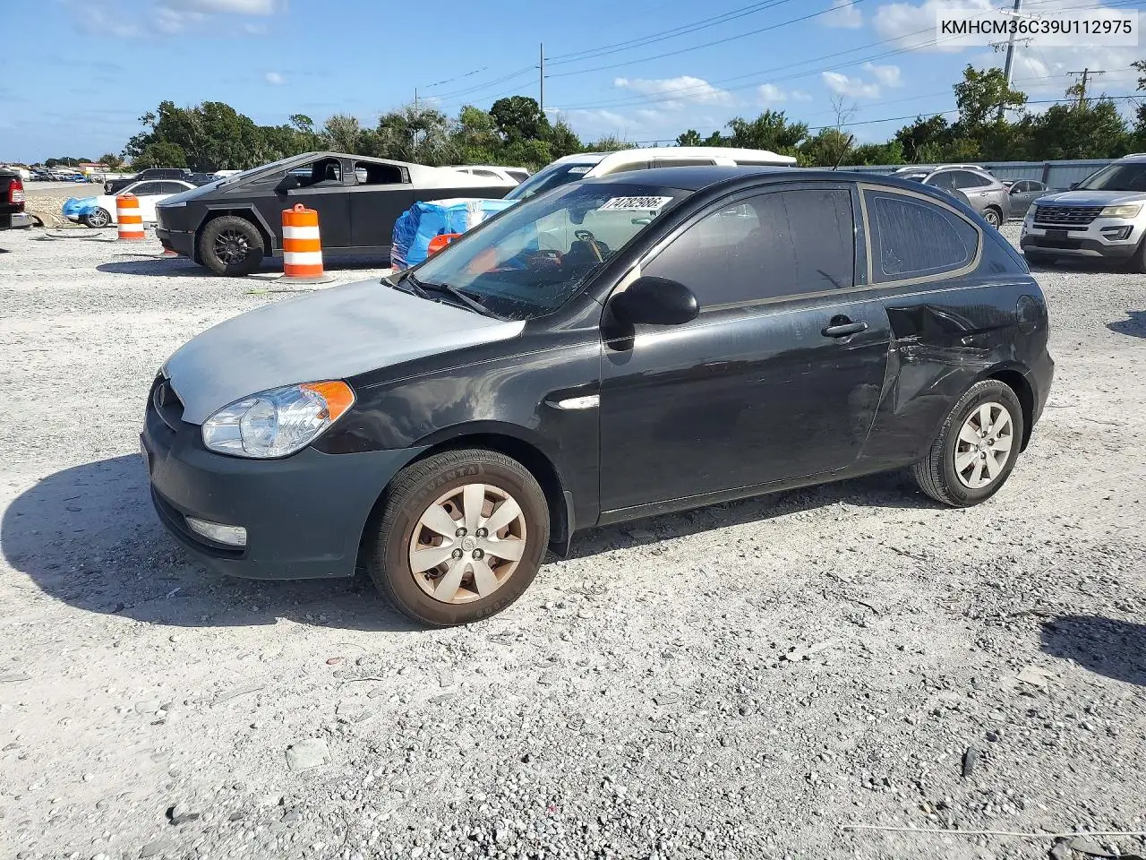 HYUNDAI ACCENT 2009, VIN KMHCM36C39U112975
