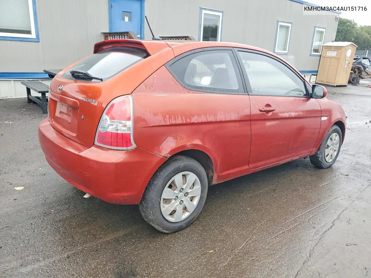 2010 HYUNDAI ACCENT VIN KMHCM3AC4AU151716 — фото 3