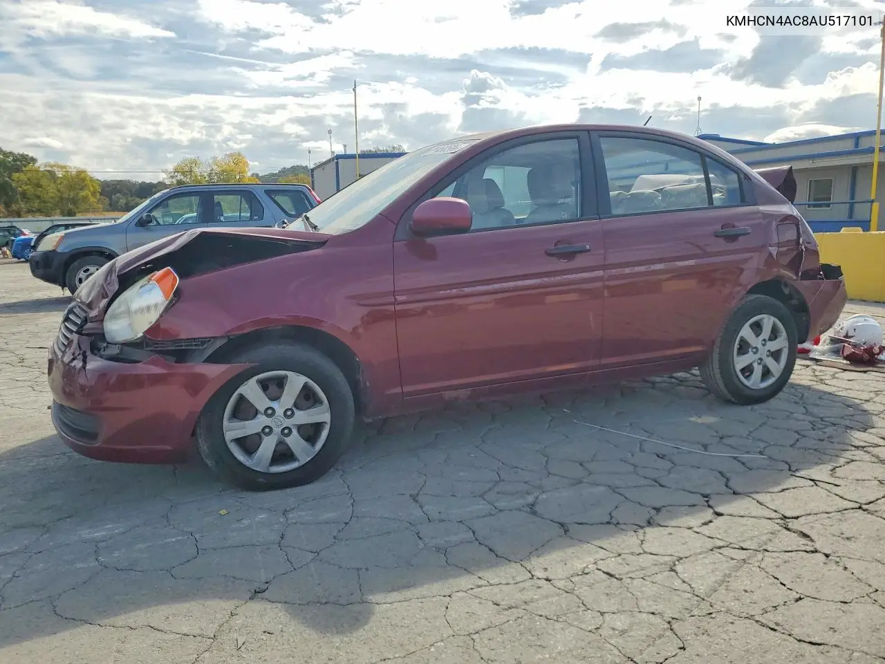 HYUNDAI ACCENT 2010, VIN KMHCN4AC8AU517101