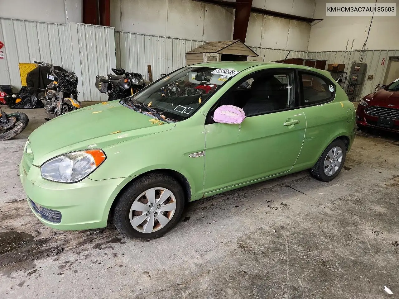 HYUNDAI ACCENT 2010, VIN KMHCM3AC7AU185603