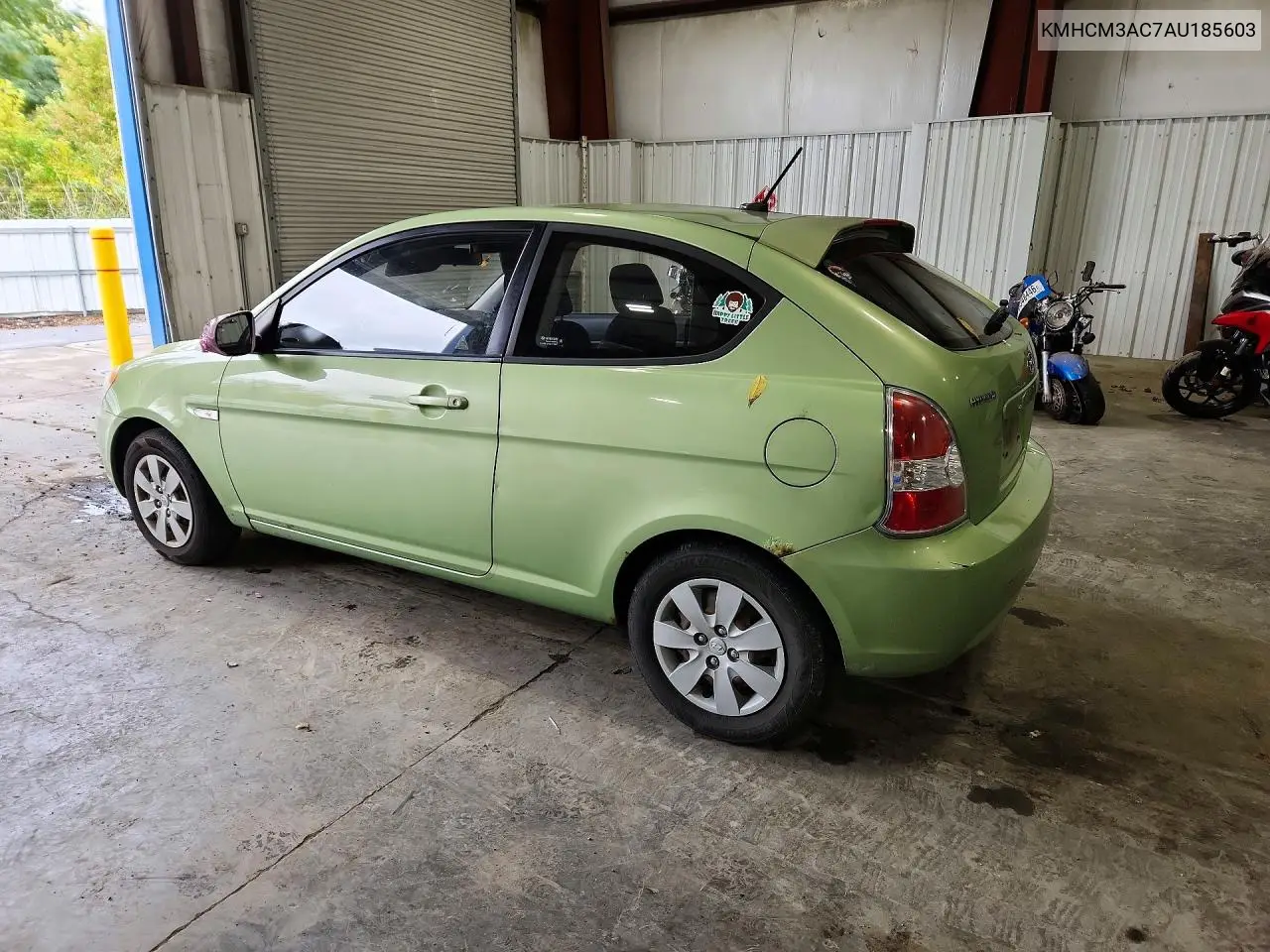 2010 HYUNDAI ACCENT VIN KMHCM3AC7AU185603 — фото 2