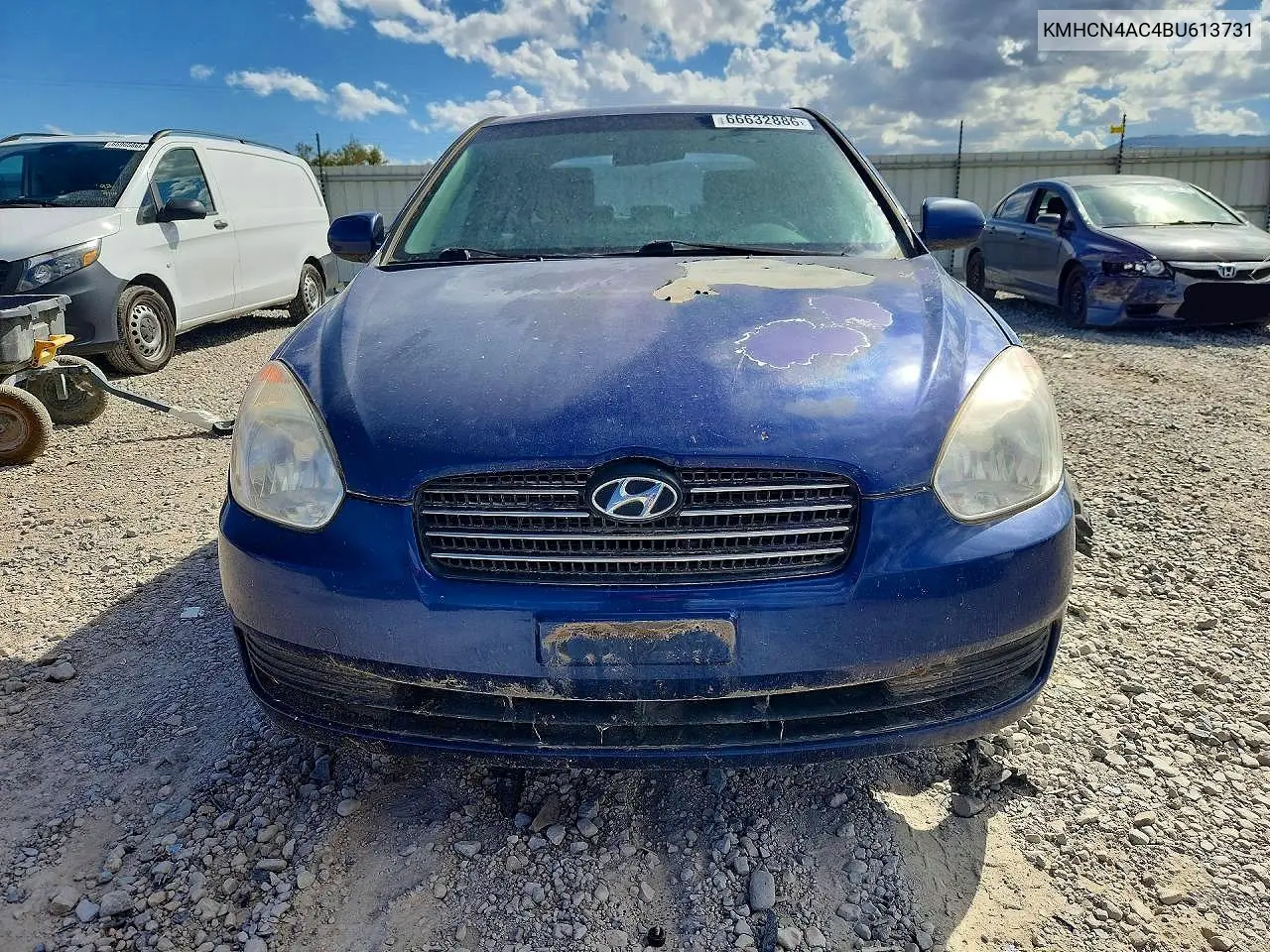 2011 HYUNDAI ACCENT VIN KMHCN4AC4BU613731 — фото 5
