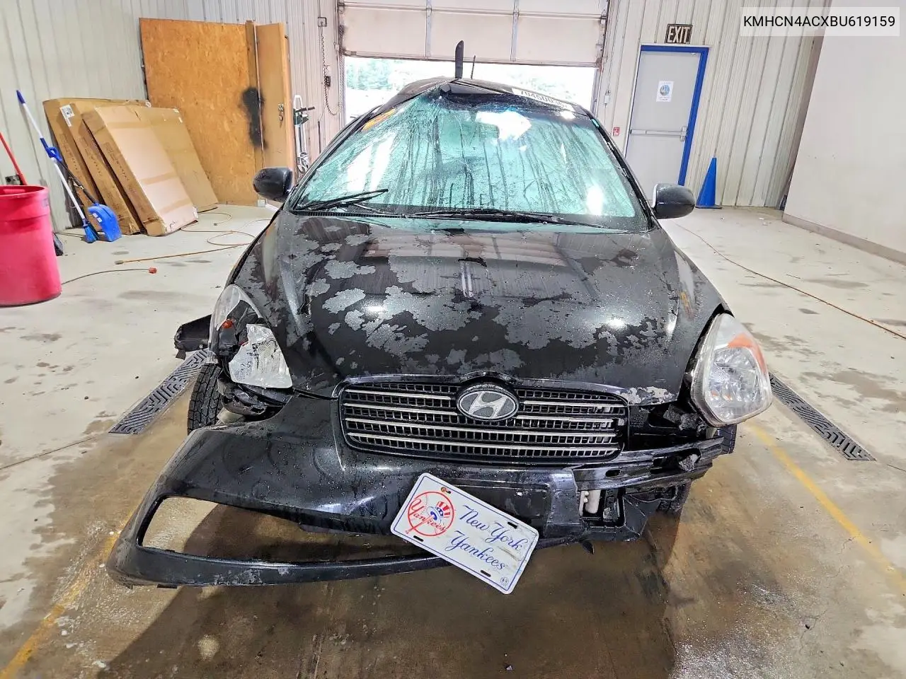 2011 HYUNDAI ACCENT VIN KMHCN4ACXBU619159 — фото 5