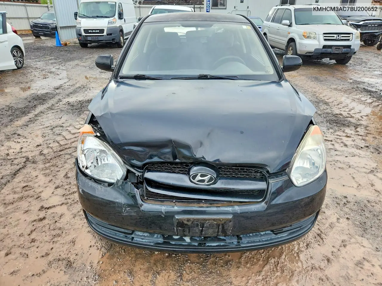 2011 HYUNDAI ACCENT VIN KMHCM3AC7BU200652 — фото 5