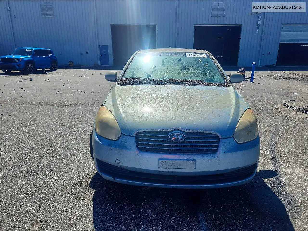 2011 HYUNDAI ACCENT VIN KMHCN4ACXBU615421 — фото 5