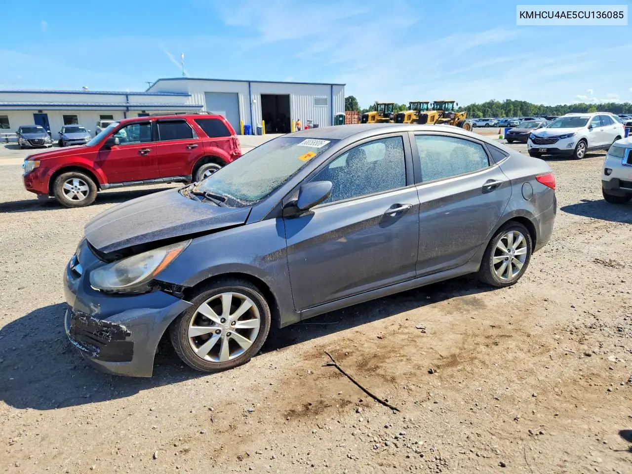 HYUNDAI ACCENT 2012, VIN KMHCU4AE5CU136085