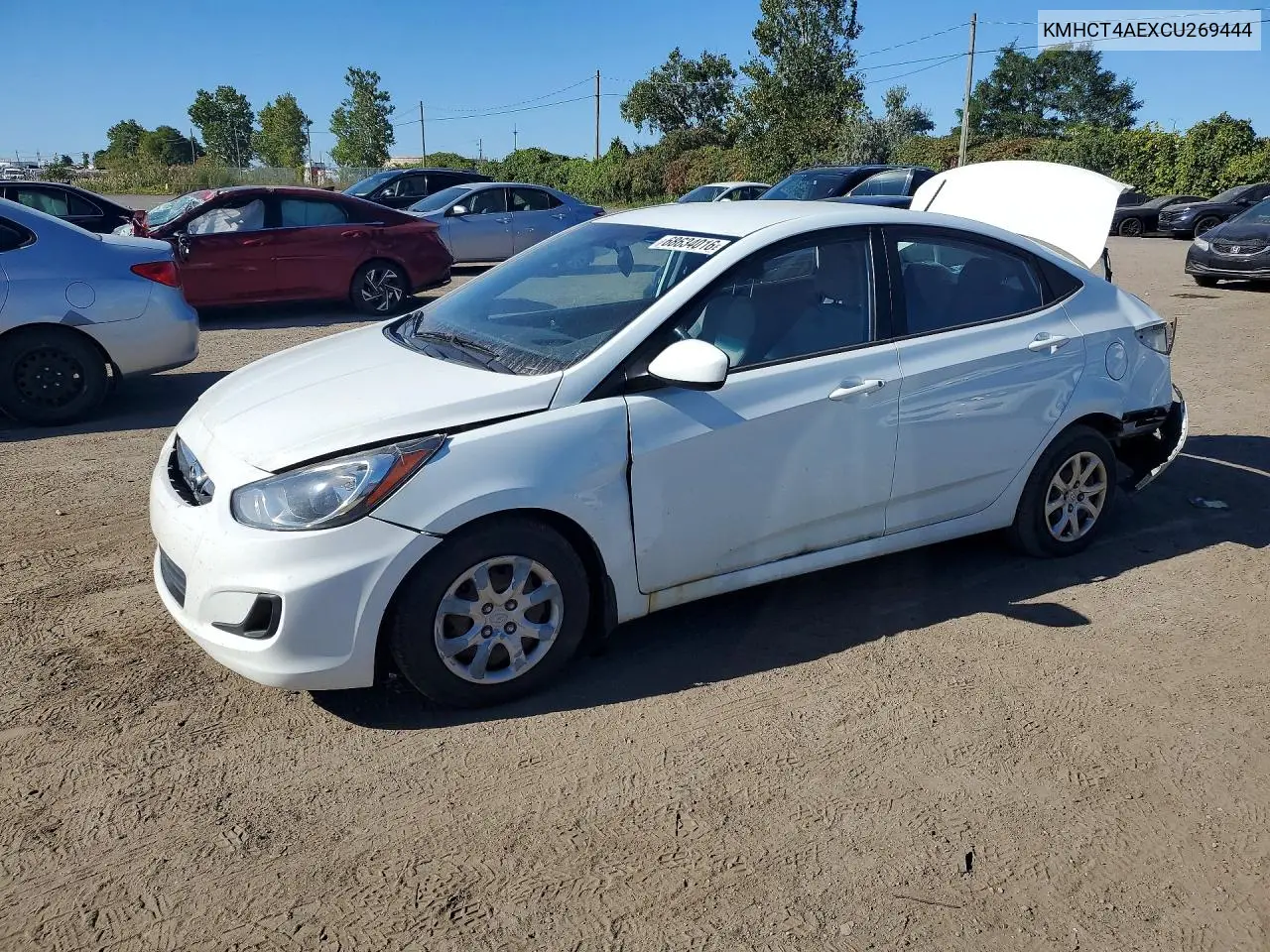 HYUNDAI ACCENT 2012, VIN KMHCT4AEXCU269444