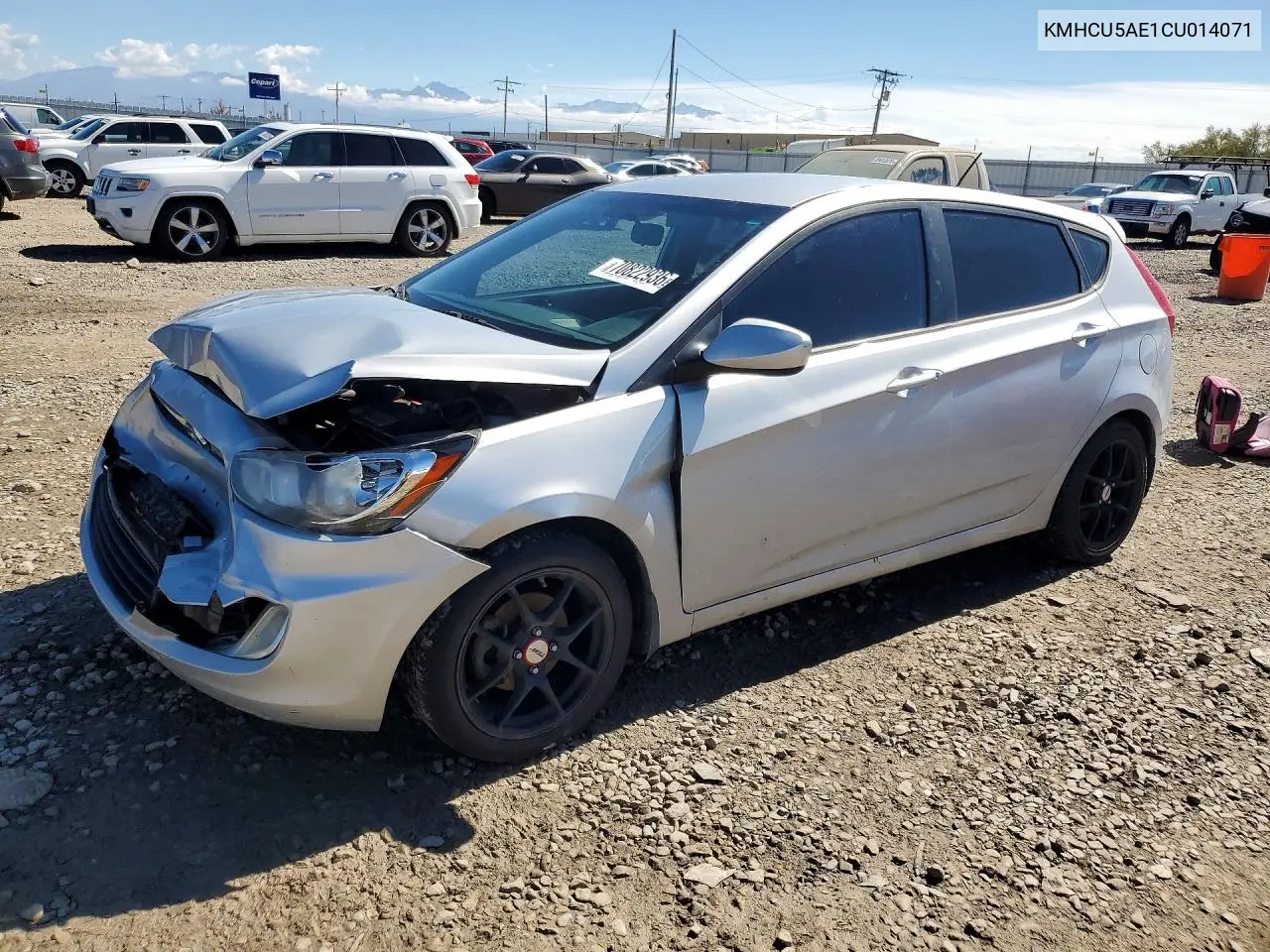 HYUNDAI ACCENT 2012, VIN KMHCU5AE1CU014071