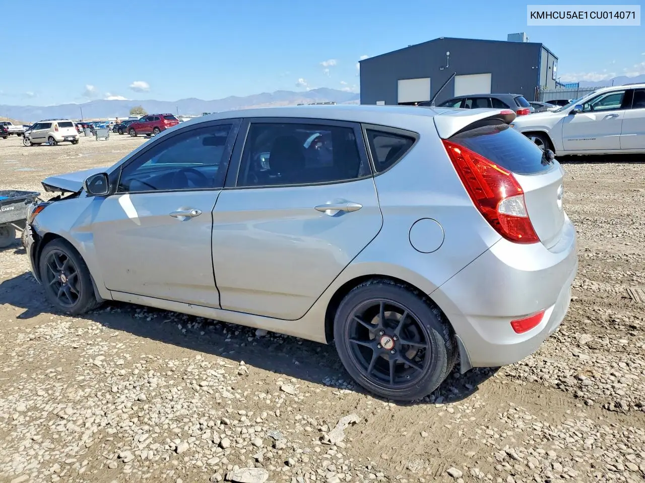 2012 HYUNDAI ACCENT VIN KMHCU5AE1CU014071 — фото 2