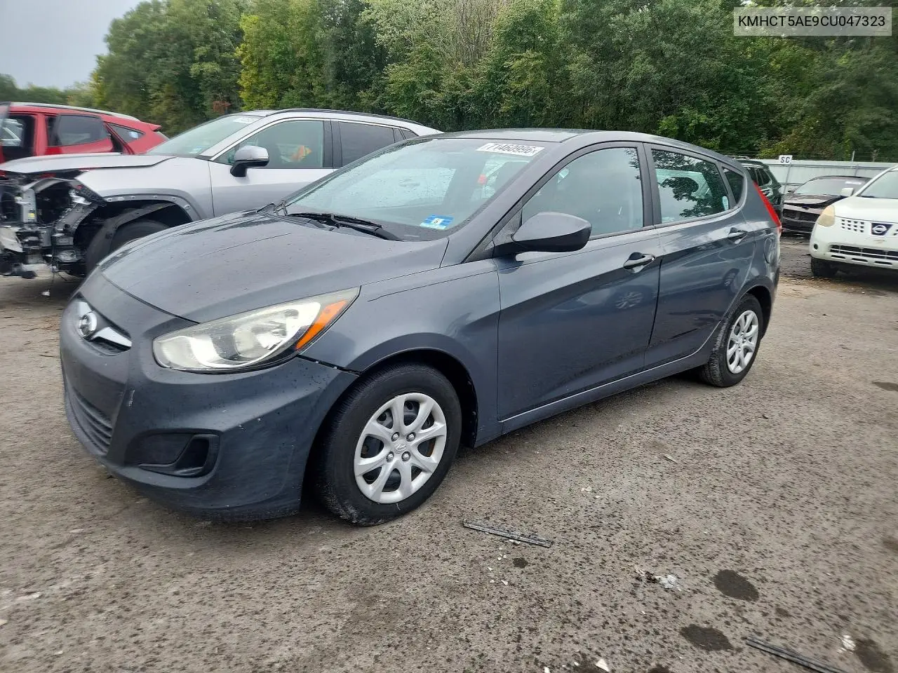 HYUNDAI ACCENT 2012, VIN KMHCT5AE9CU047323