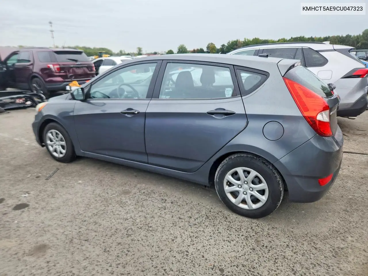 2012 HYUNDAI ACCENT VIN KMHCT5AE9CU047323 — фото 2