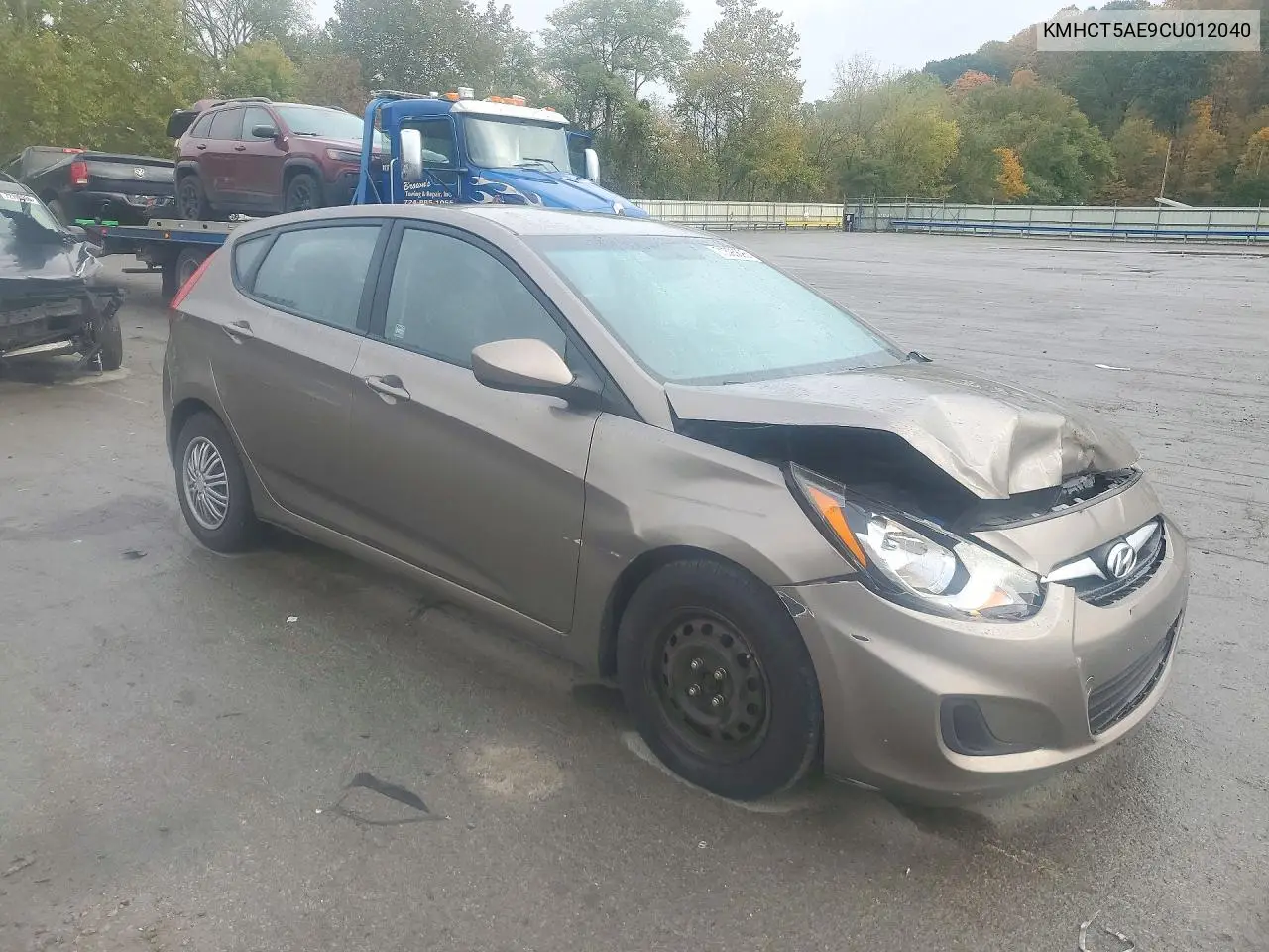 2012 HYUNDAI ACCENT VIN KMHCT5AE9CU012040 — фото 4